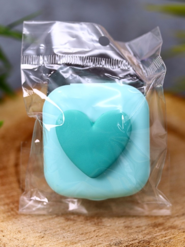 Контейнер для линз Heart paint (green)