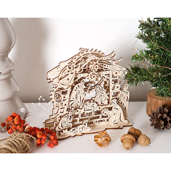 3D-пазл UGears Рождественский Вертеп