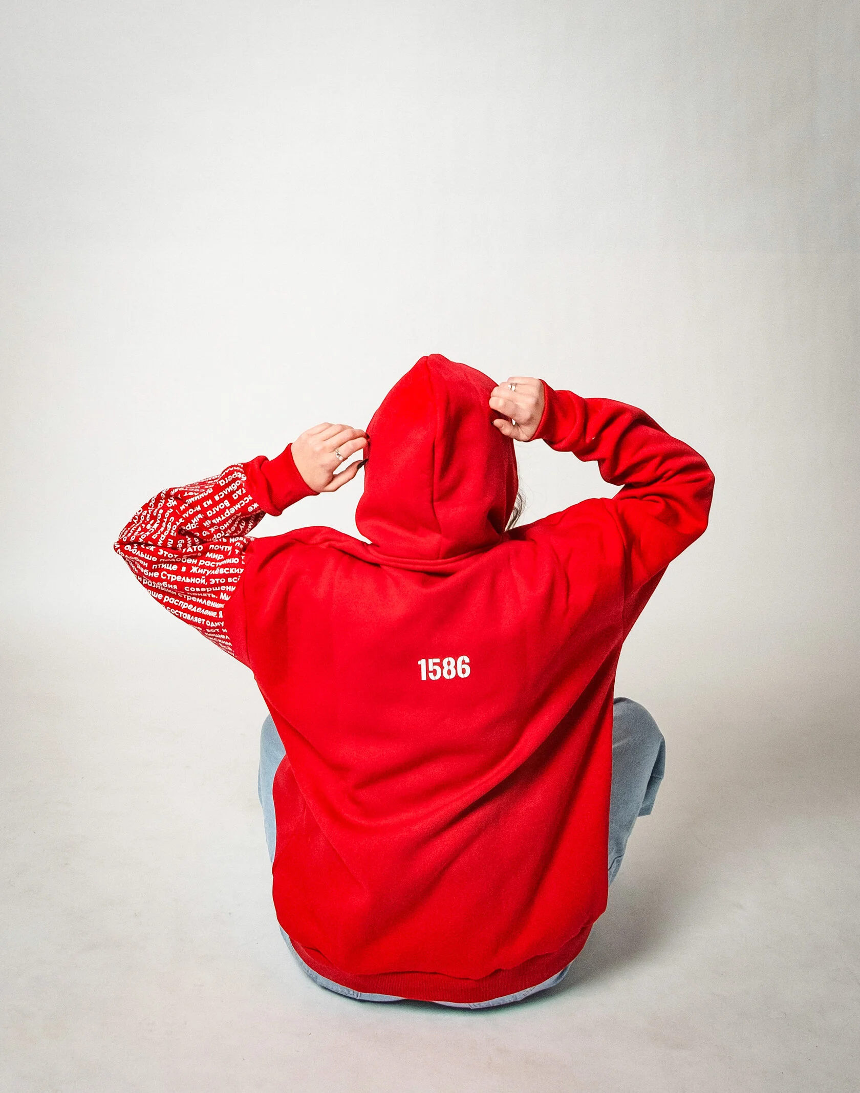 Худи Волжанин (универсальный овер, красный)