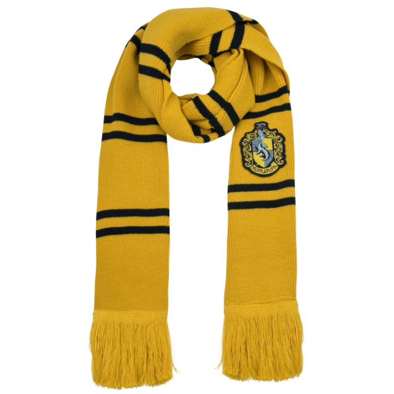 Шарф студента факультета Пуффендуй, желтый (23х184см) 60685
