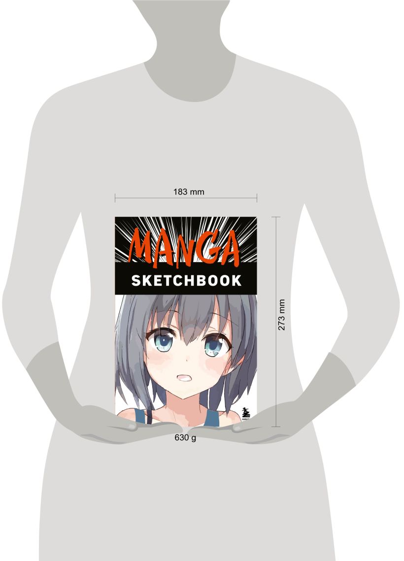 Скетчбук Manga Sketchbook. Придумай и нарисуй свою мангу!