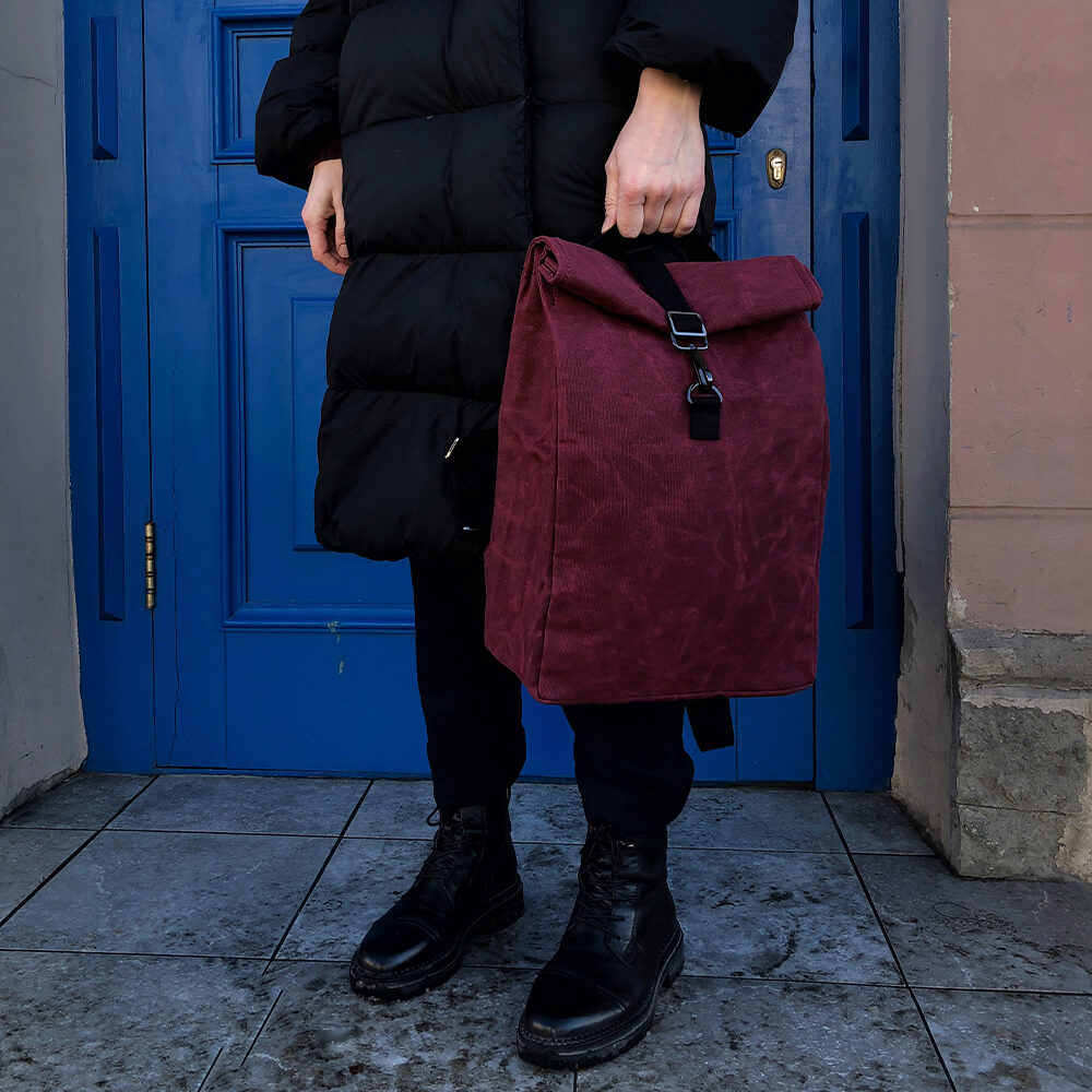 Рюкзак роллтоп Friend Function Mini (винный)