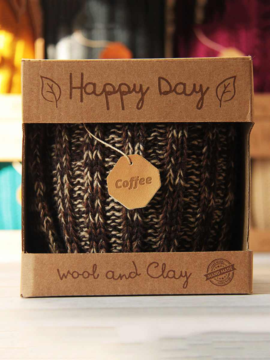 Вязаная кружка Кофе по-венски