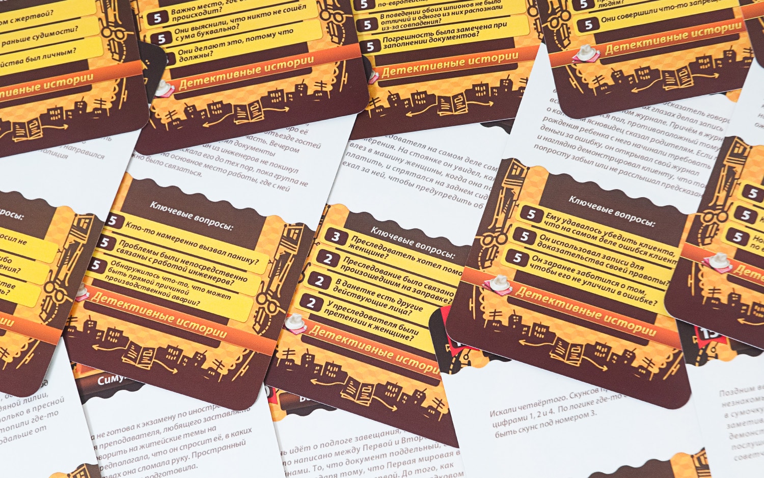 Настольная игра Данетки Детективные истории