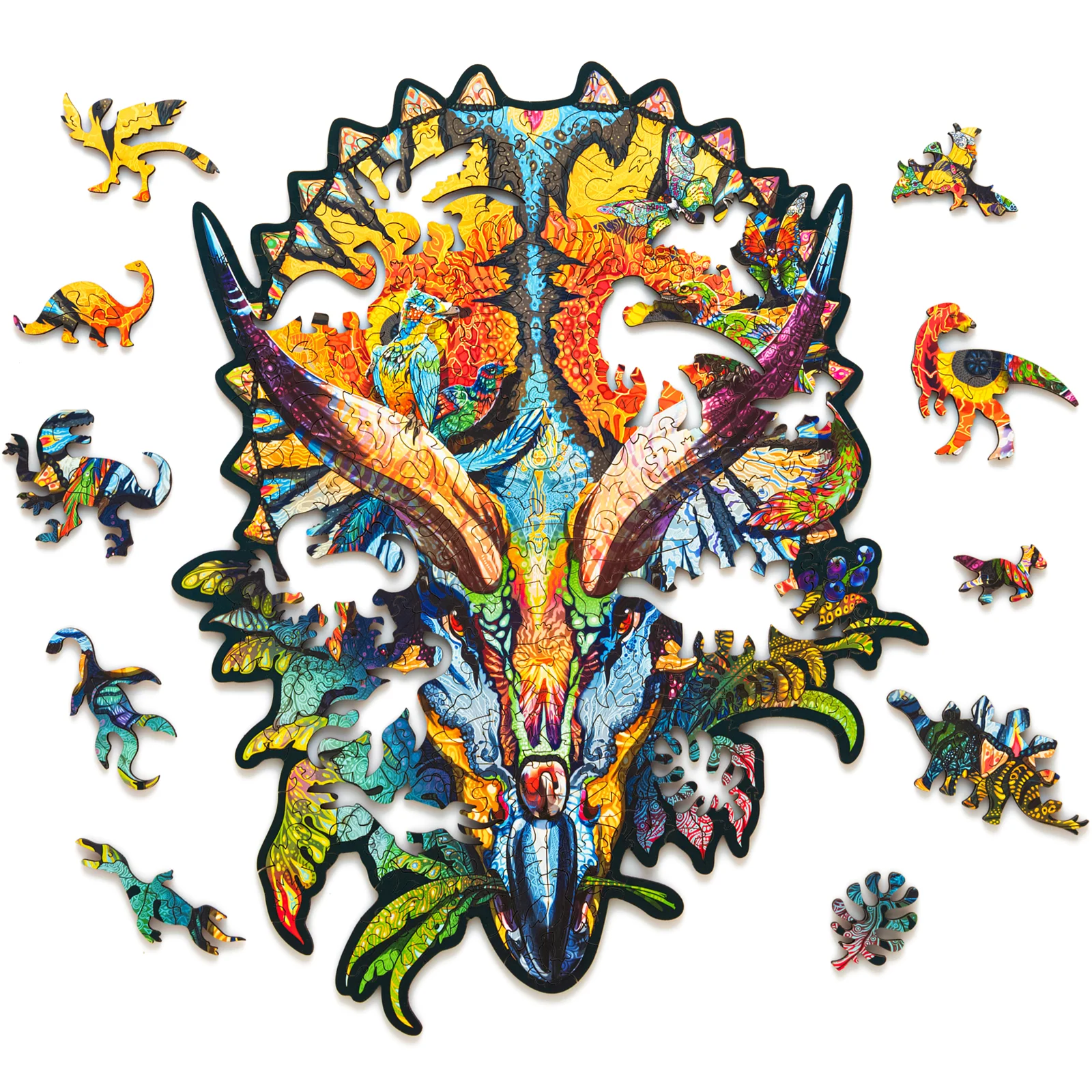 Деревянный пазл Динозавр L