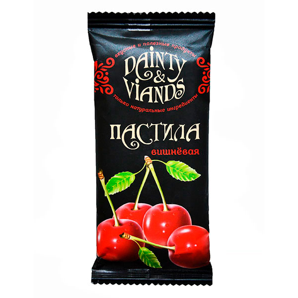 Батончик-пастила вишневая Dainty & Viands, 40 гр