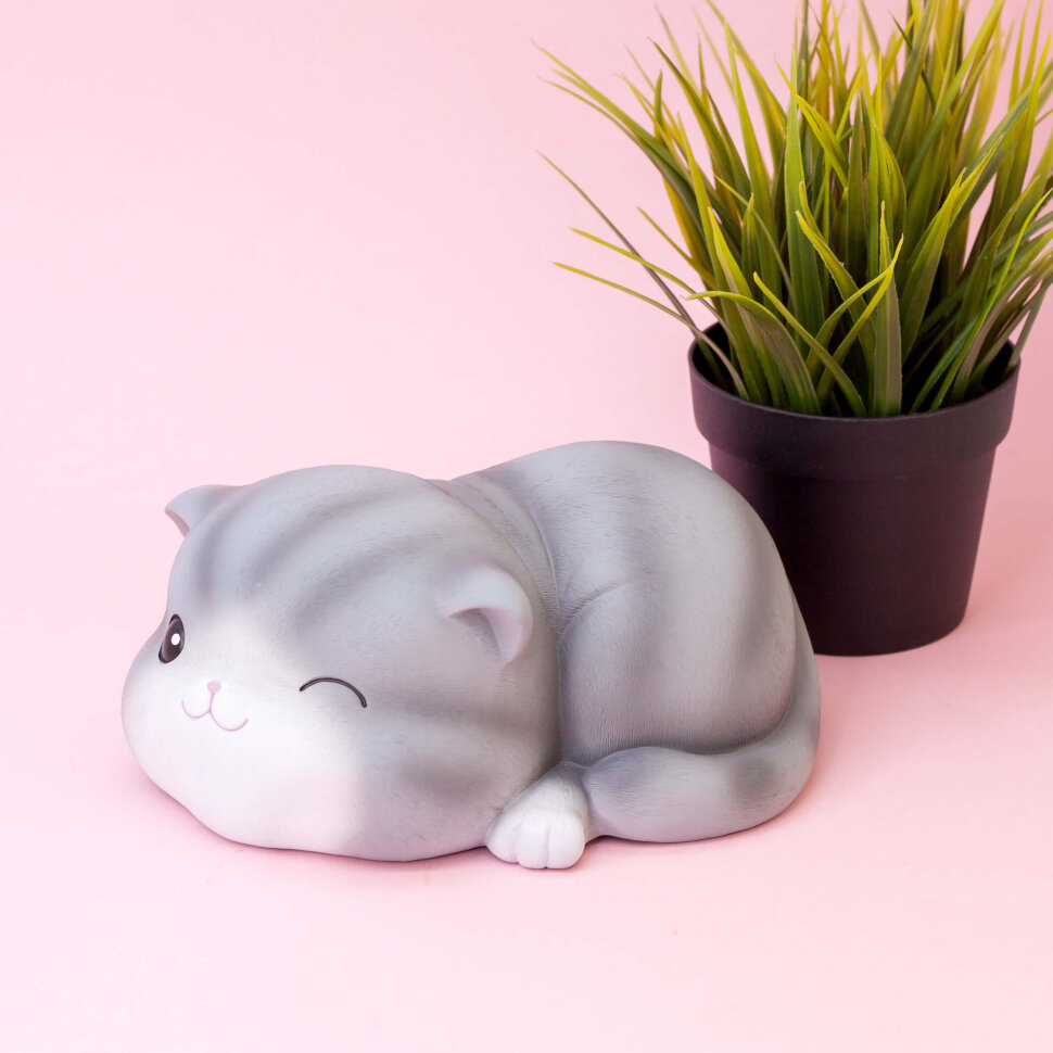 Копилка Gray cat (winks)
