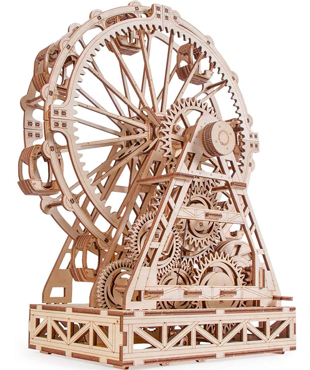 Механическая сборная модель Wood Trick Механическое колесо обозрения