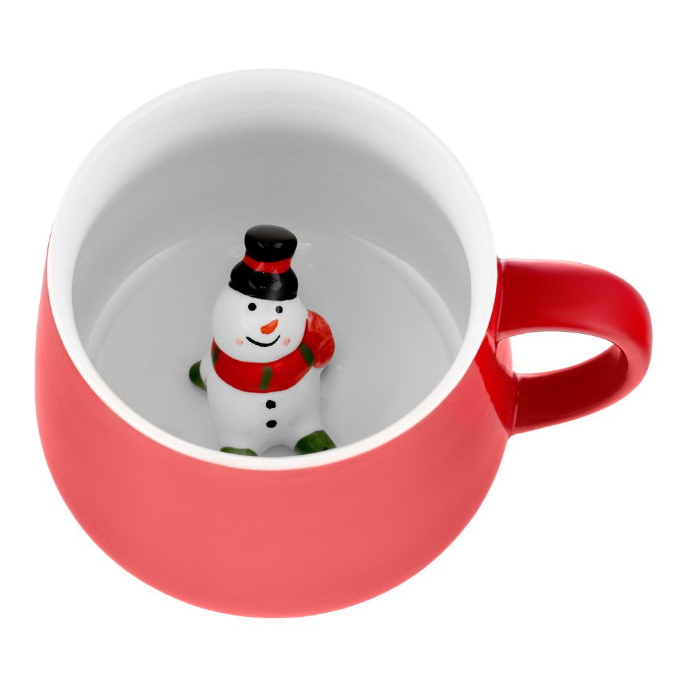 Кружка подарочная с фигуркой Snowman, 350мл
