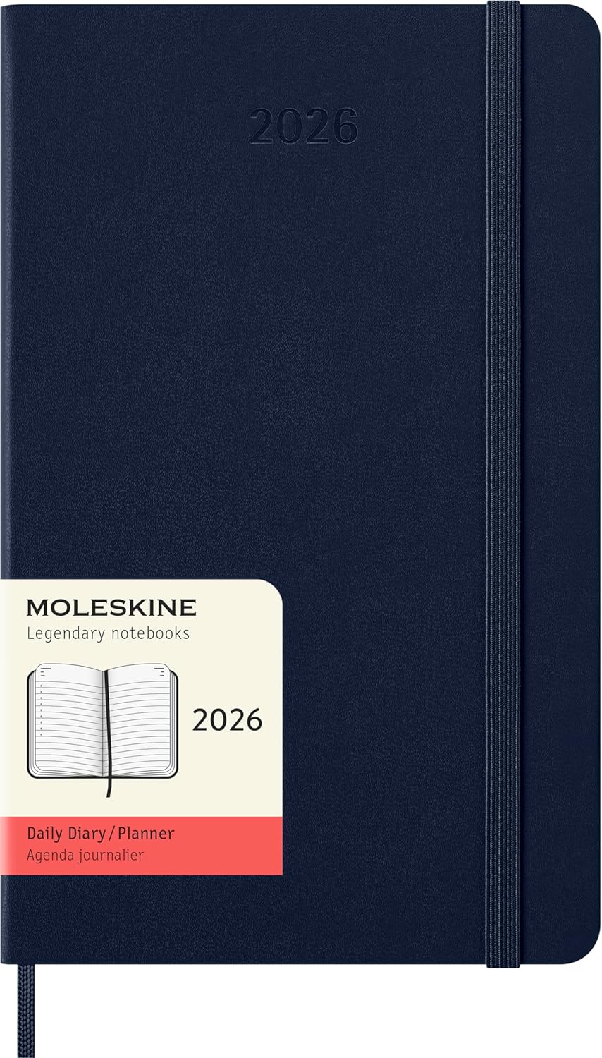 Ежедневник Classic Large синий сапфир 2026