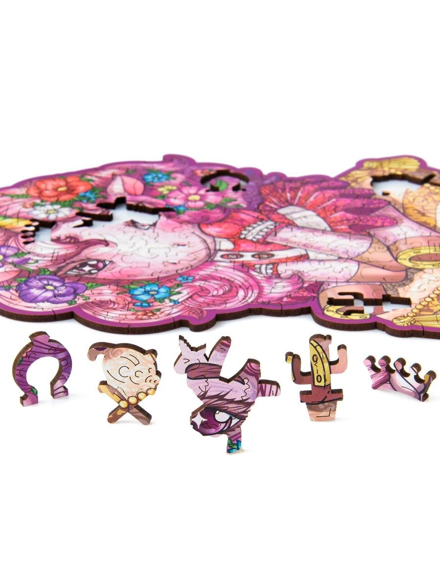 Деревянный пазл Единорог Т