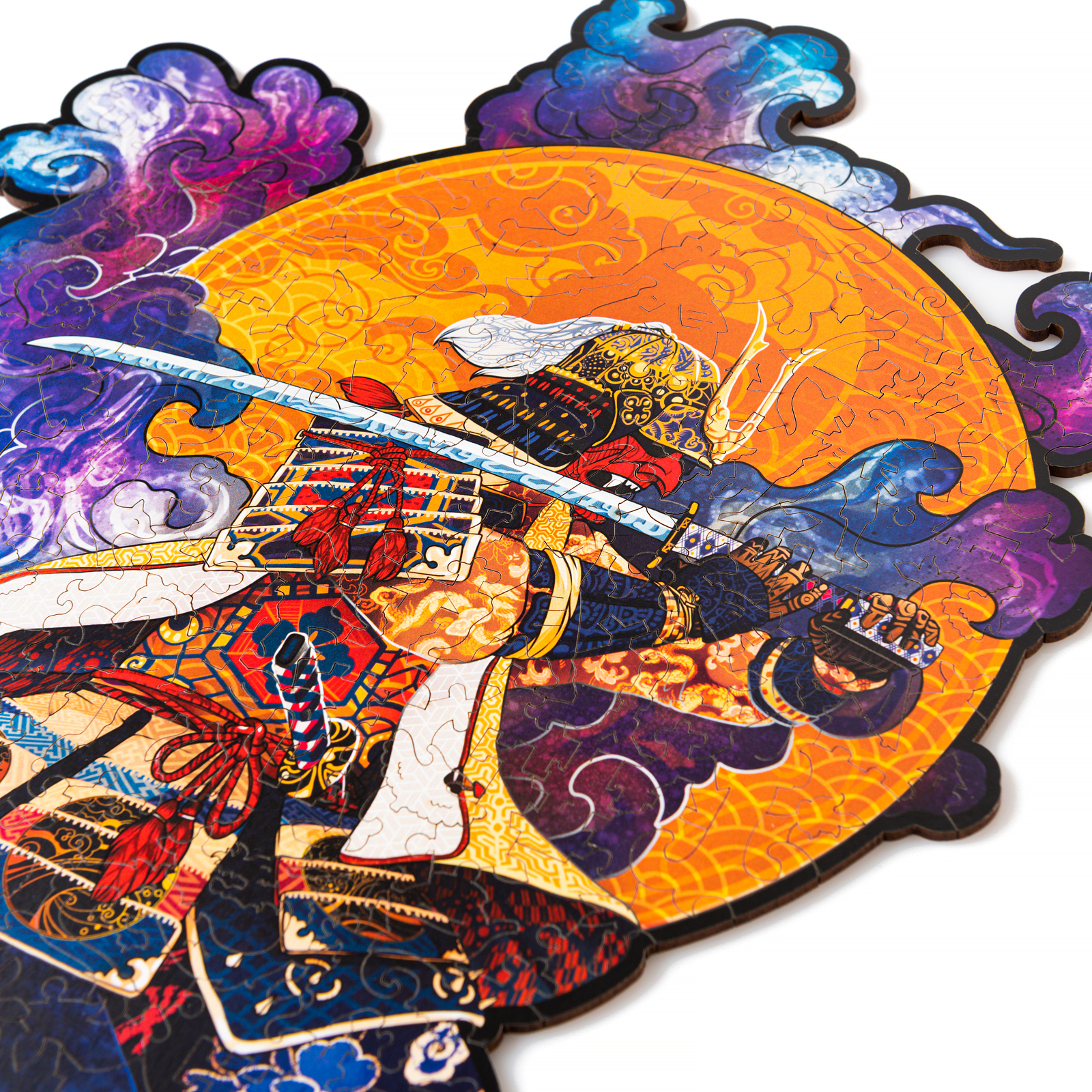 Деревянный пазл Самурай L