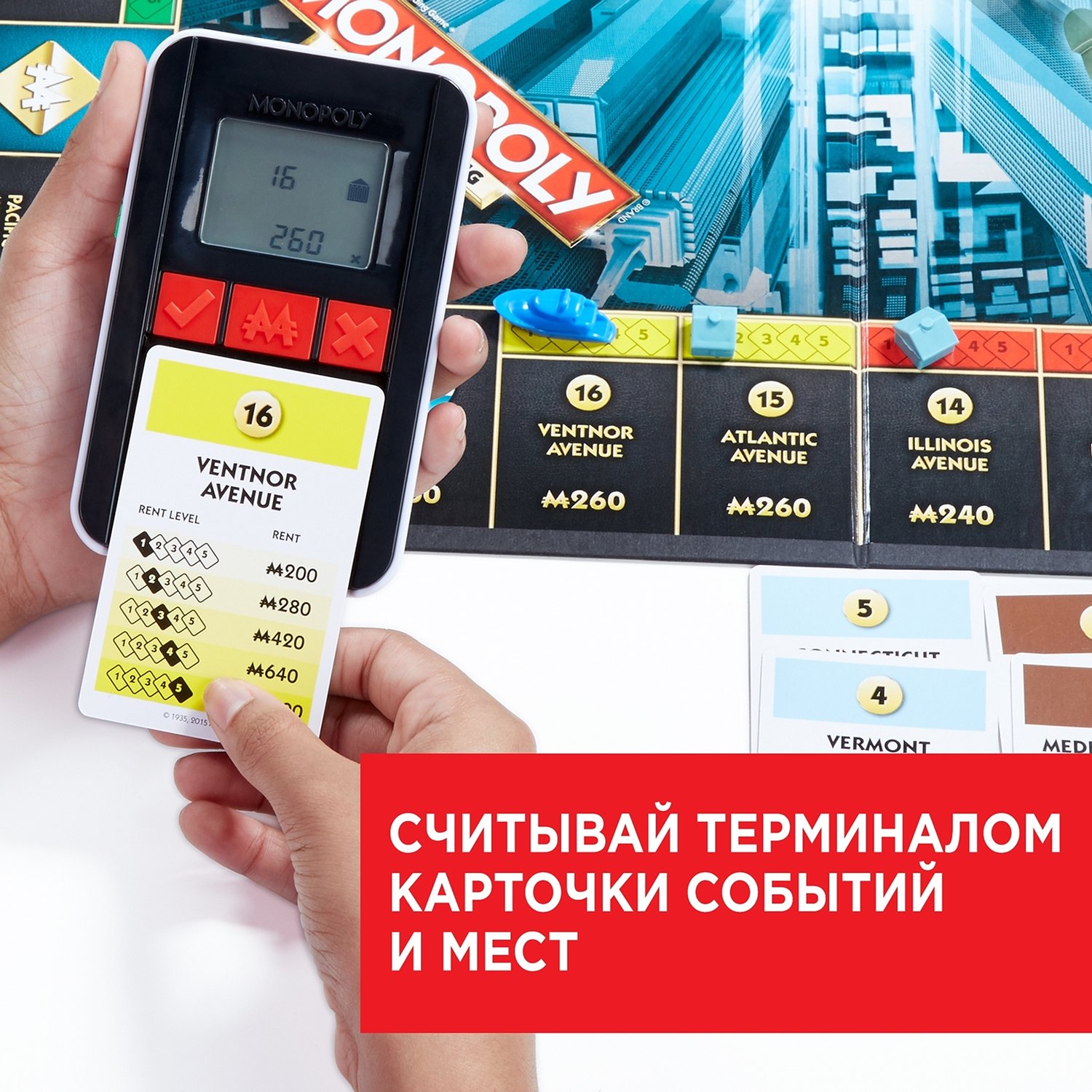 Настольная игра Монополия с банковскими картами