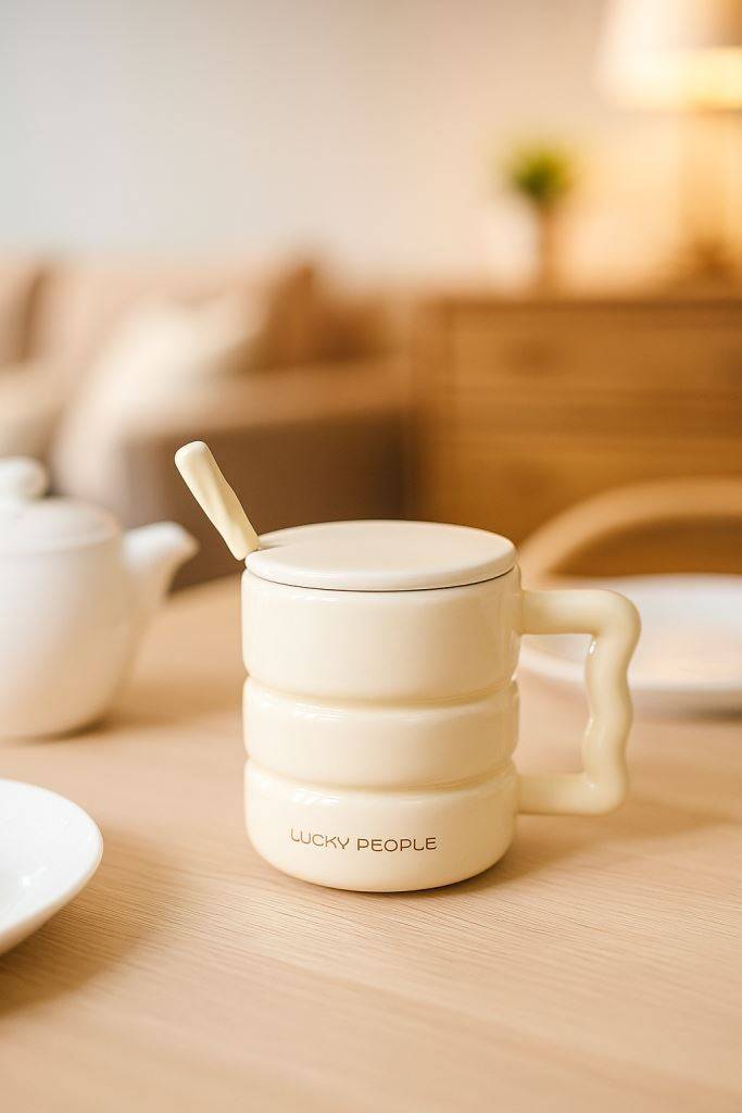 Кружка Lucky people (yellow), 400 мл