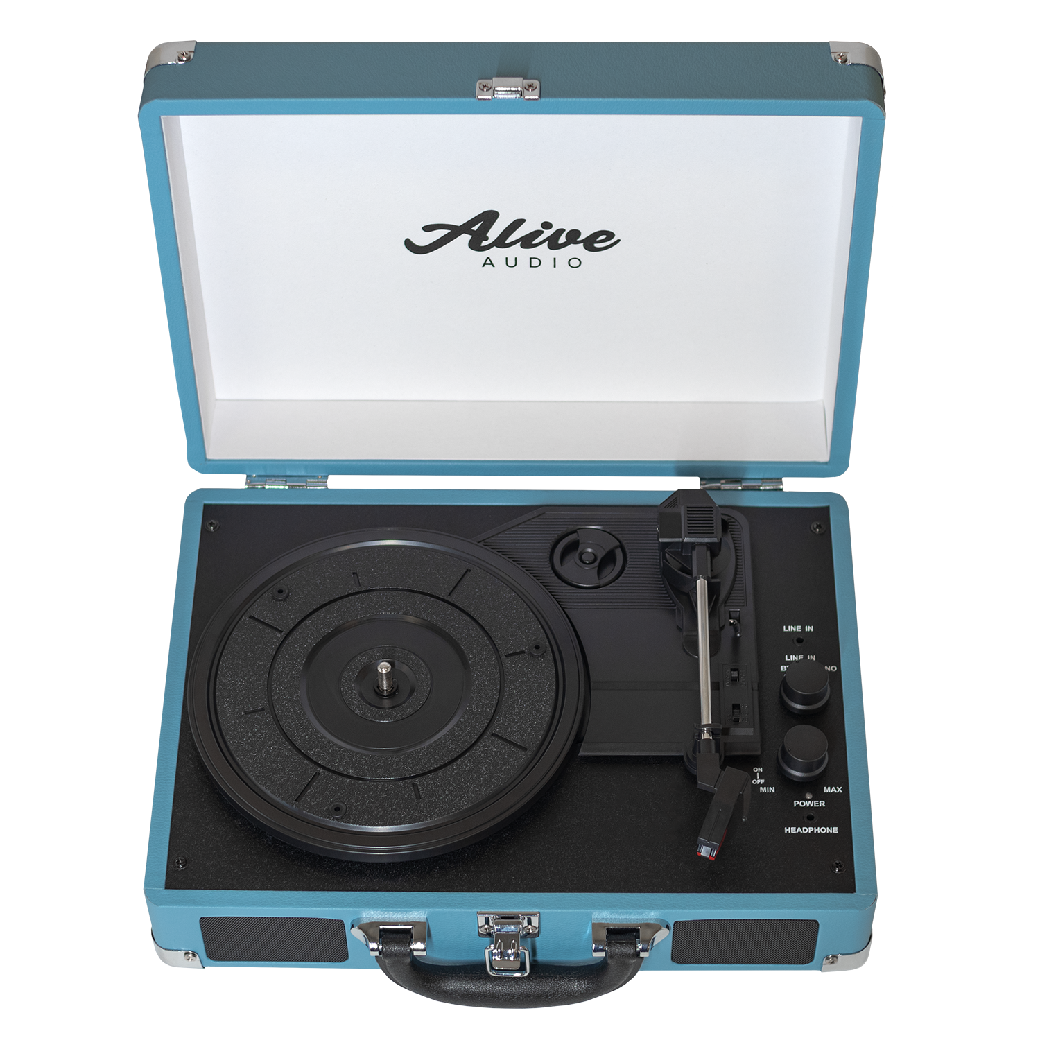 Виниловый проигрыватель Alive Audio Glam Aqua c Bluetooth