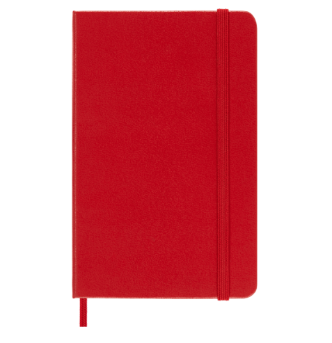 Записная книжка Classic (нелинован) Pocket красная 