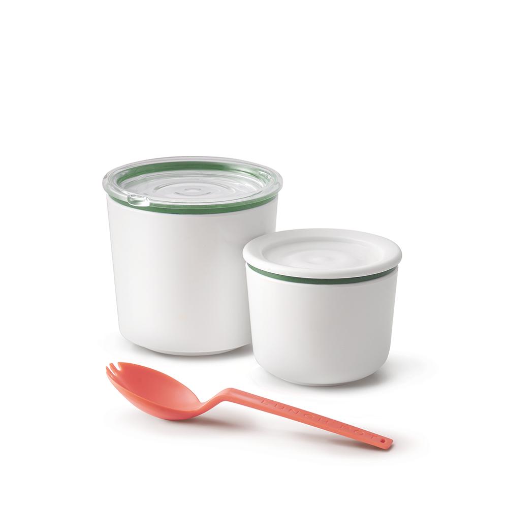 Ланч-бокс Умный горшочек оливковый