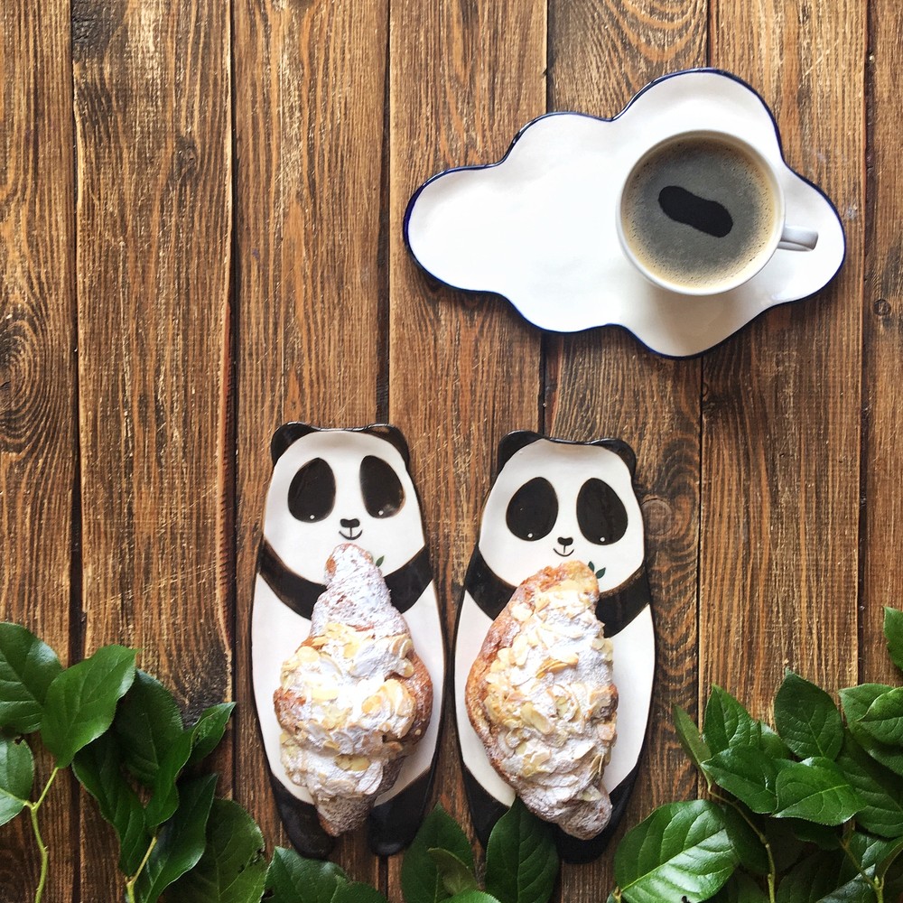 Тарелка Дружелюбная панда