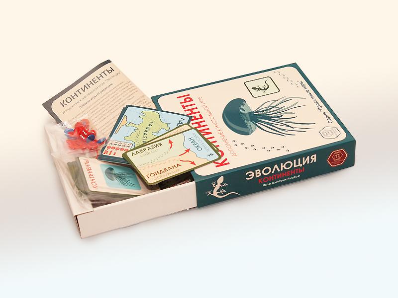 Настольная игра Эволюция  Дополнение Континенты