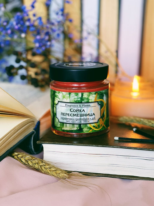 Ароматическая свеча Сойка-пересмешница 200 мл.