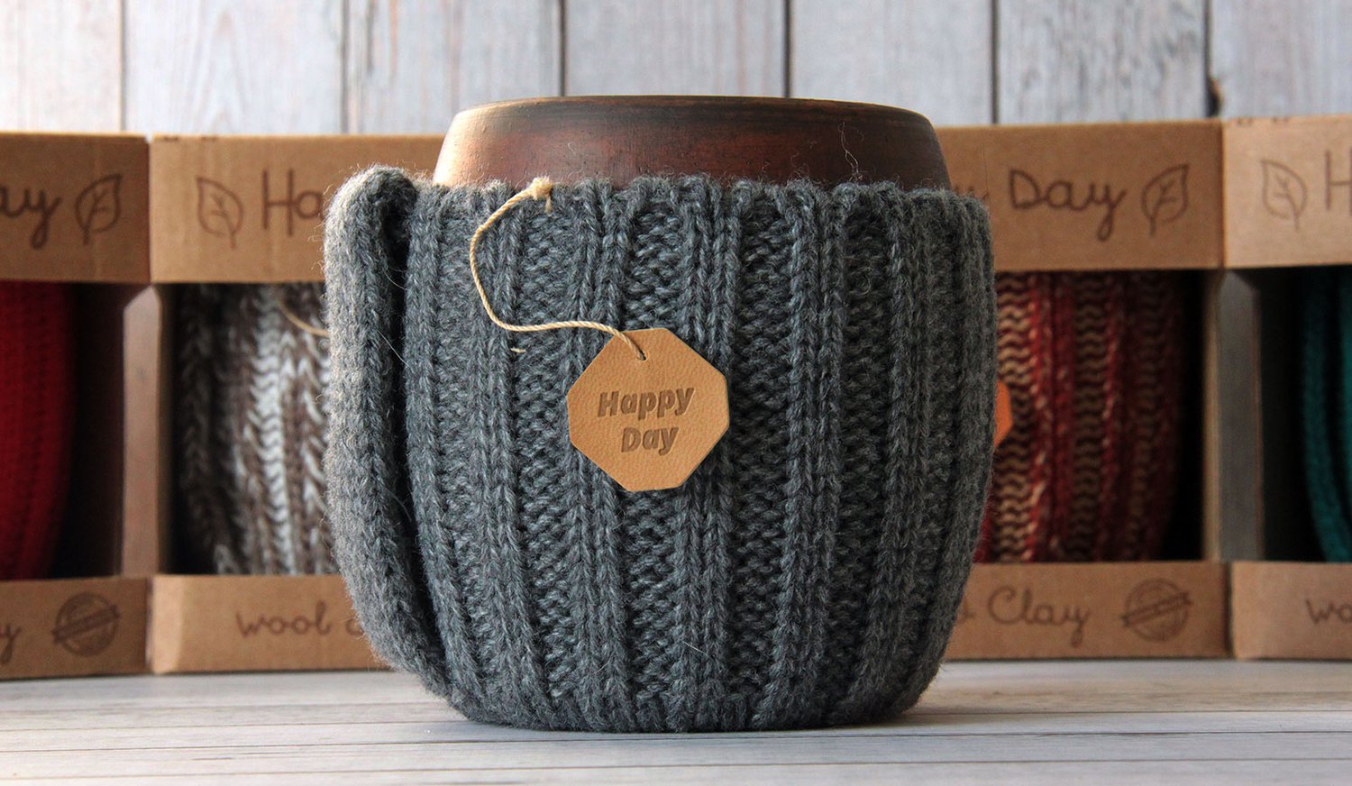 Вязаная кружка Лювак
