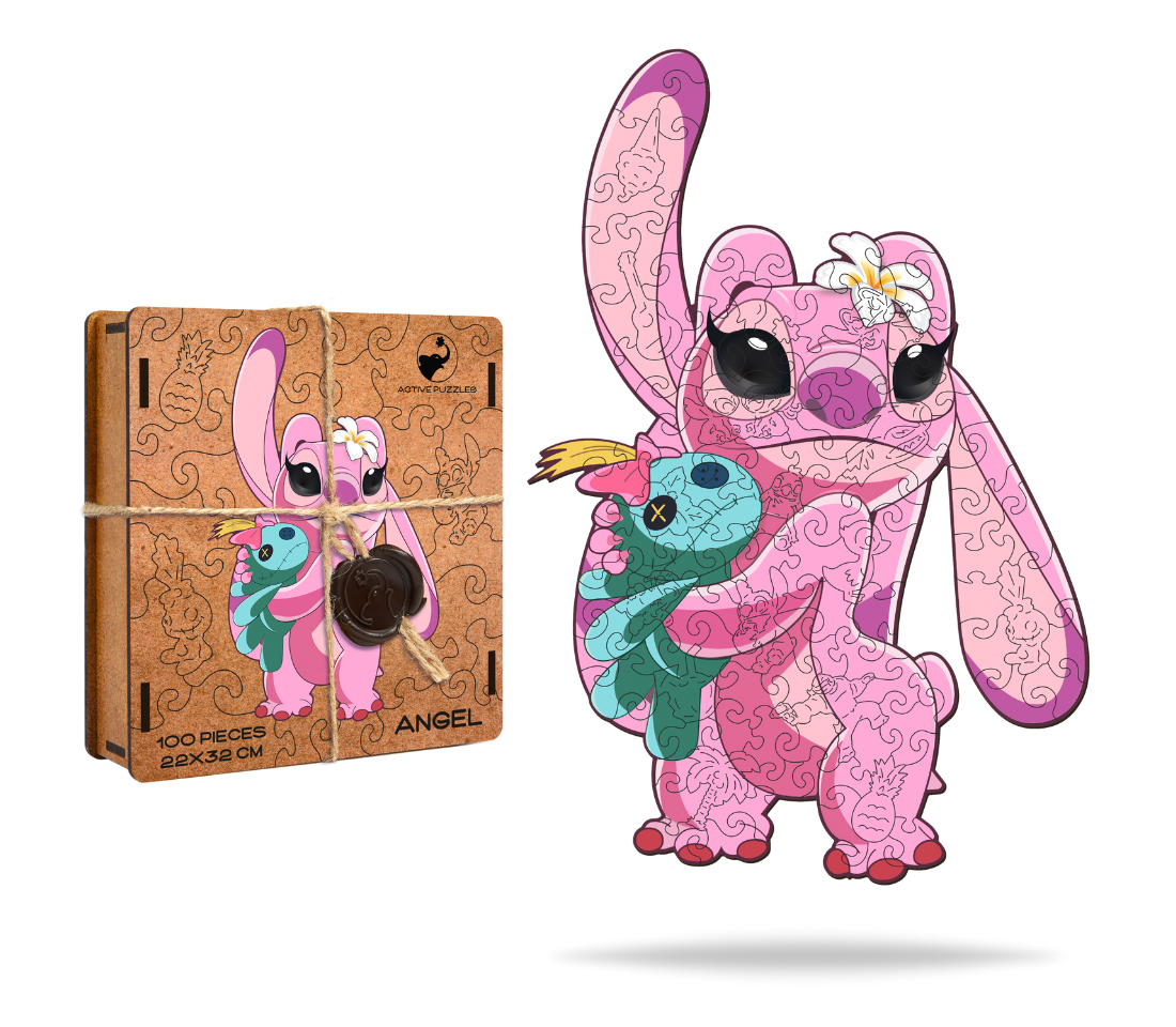 Деревянный пазл Энджел