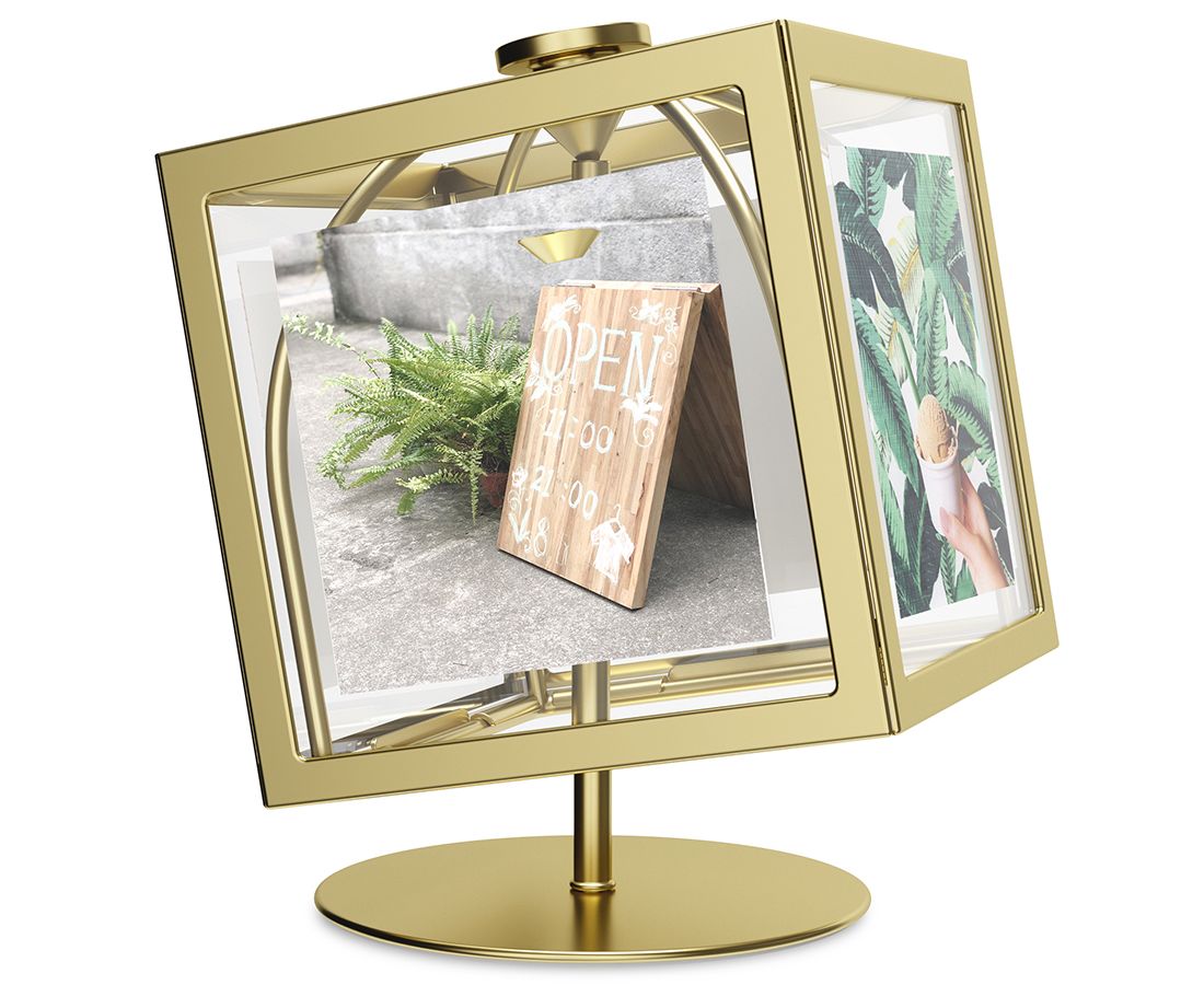 Мультирамка Rocker латунь