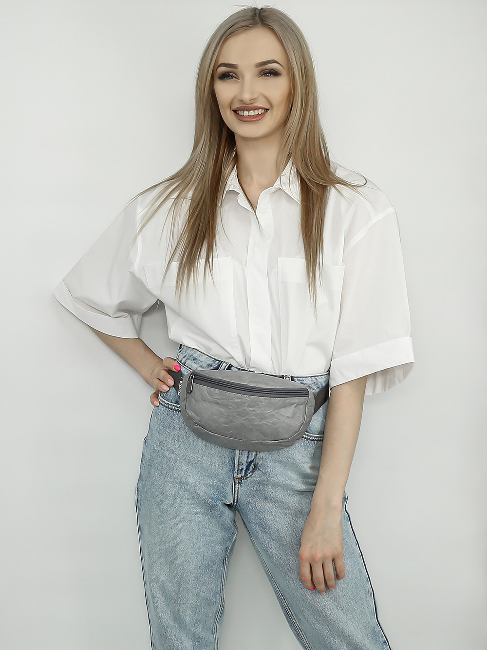 Поясная сумка Банни Крафт (серый)