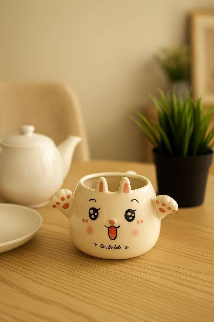Кружка керамическая Oh, so cute bunny, 410 мл
