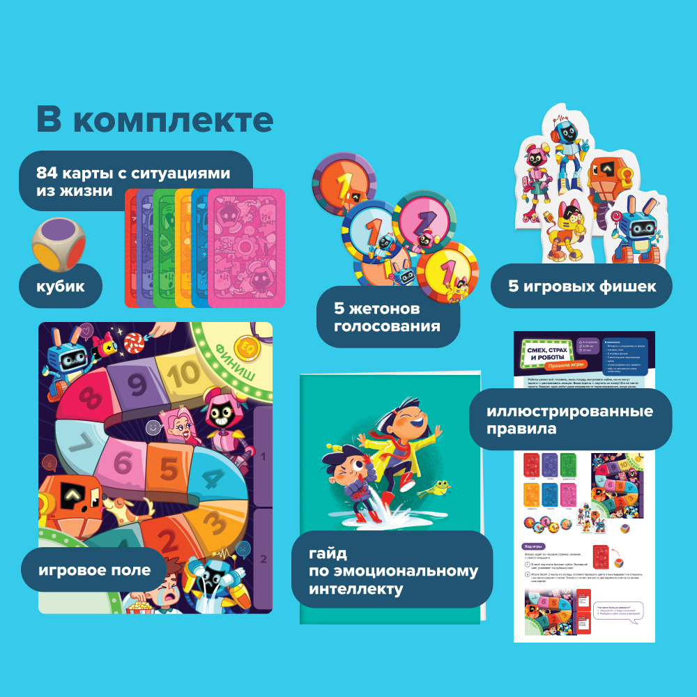 Настольная игра Смех, страх и роботы