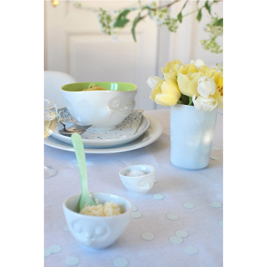 Чаша Tassen Grinning (белая-фисташковая) 500 мл